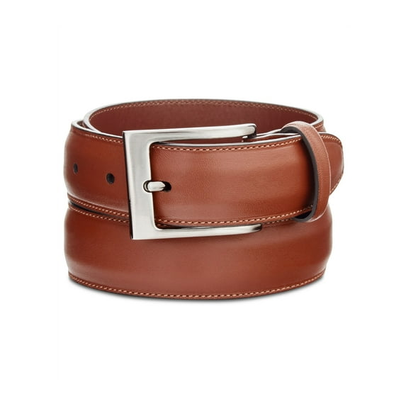 Perry Ellis Portfolio Men's Leather Belt Brown Size 30