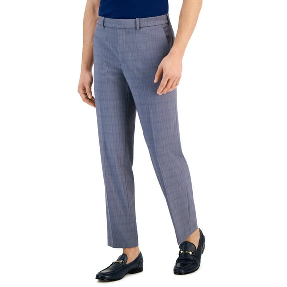 Perry Ellis Mens Portfolio Modern Fit Stretch Dress Pants Slacks, Multicoloured, 38W x 32L