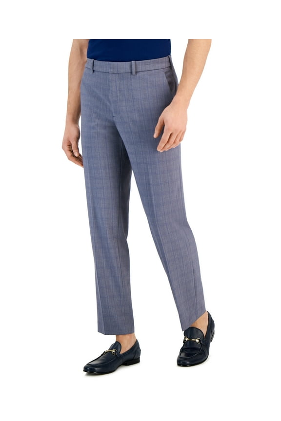 Portfolio Mens Modern-Fit Stretch Resolution Dress Pants, Grey, 3830