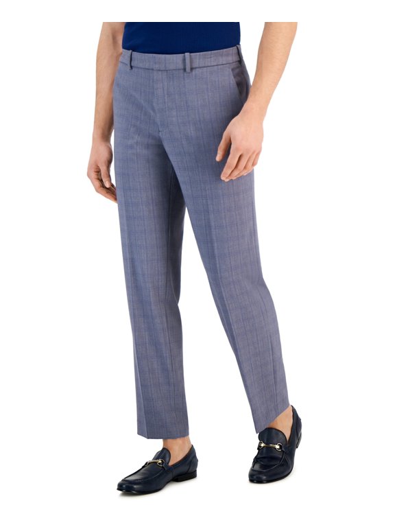 Portfolio Mens Modern-Fit Stretch Resolution Dress Pants, Grey, 3830