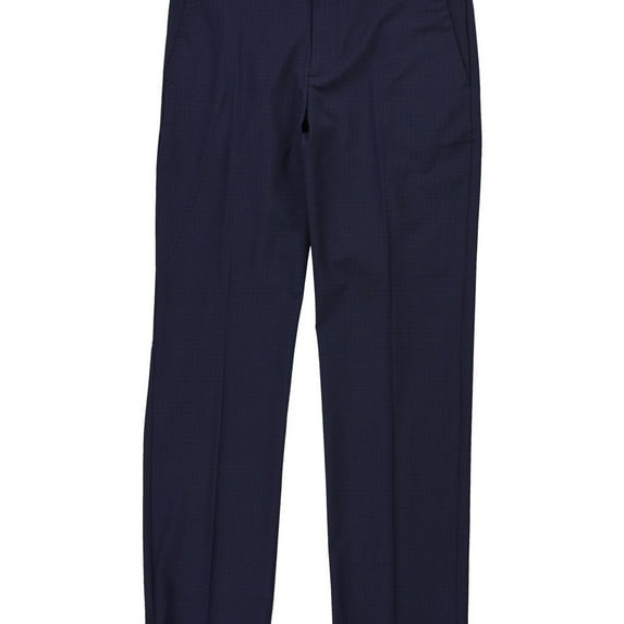 Perry Ellis Mens Stretch Resolution Casual Trouser Pants, Blue, 40W x 30L