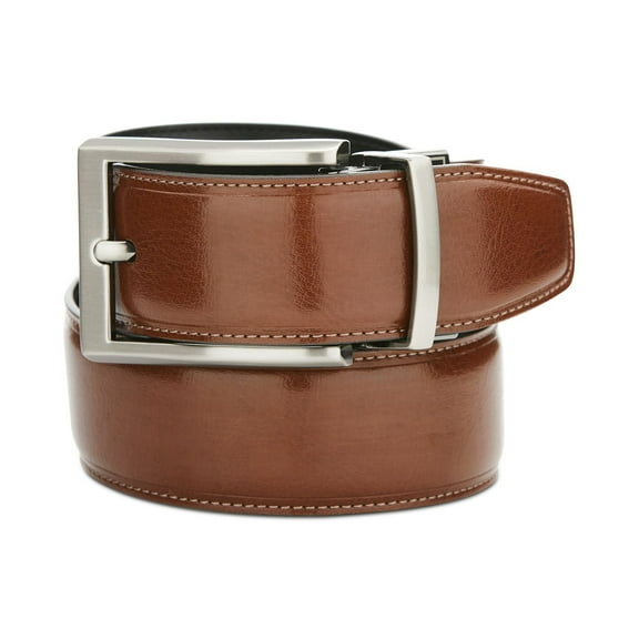 Perry Ellis Portfolio Men's Reversible Belt With Minor Scratches Check Pic B4HP (XL)