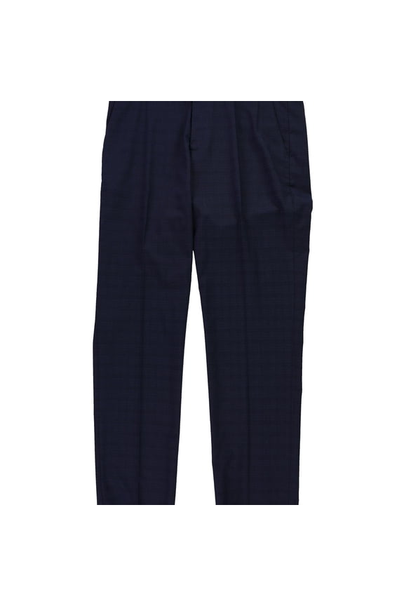 Mens Portfolio Slim Stretch Casual Trouser Pants, Blue, 34W x 30L