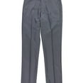 thumbnail image 1 of Perry Ellis Mens Slim Fit Twill Casual Trouser Pants, Grey, 31W x 32L, 1 of 3