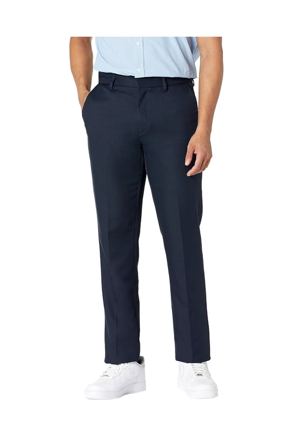 Portfolio Mens Essentials Slim-Fit Pants 36W X 29L Dark Sapphire