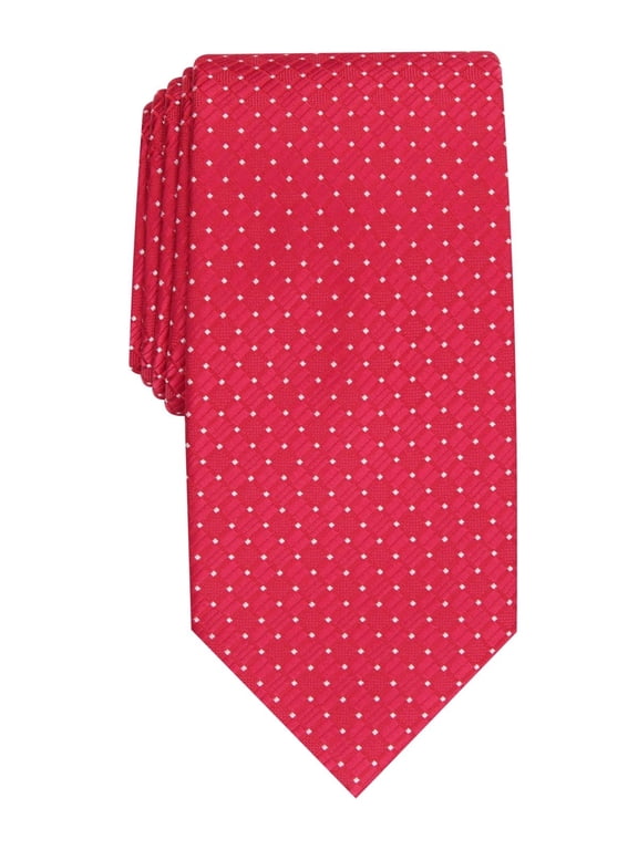 Men's Kimball Micro-Dot Tie Red Size Regular