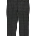 thumbnail image 1 of Perry Ellis Mens Portfolio Straight Leg Modern Fit Dress Pants Slacks, Grey, 32W x 32L, 1 of 3