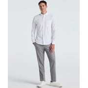 Perry Ellis Portfolio Mens Modern fit Dress Pants 40 / 30 Grey Solid