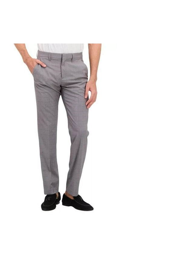 Portfolio Men's Slim-Fit Stretch Pants Dark Gray B4HP (38,32 in)