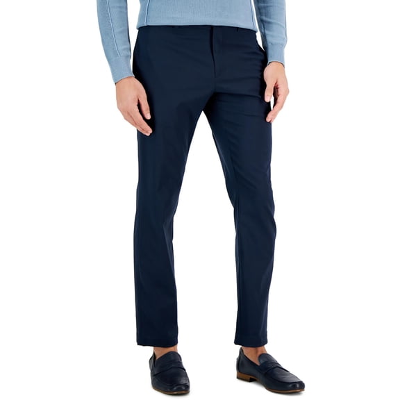Perry Ellis Portfolio Mens Stretch Slim Fit Trouser Pants