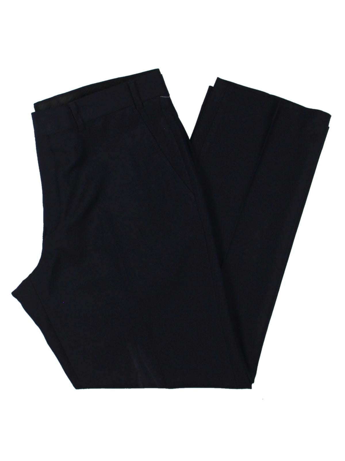 Perry Ellis Portfolio Mens Woven Solid Dress Pants - Walmart.com