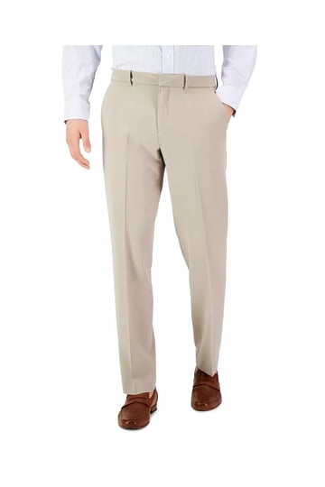 Perry Ellis Pantaloni Eleganti Uomo Slim Fit – Tessuto Elasticizzato Reticolato, Lavabili In Lavatrice, Colore Unitamente, Vestibilità Affusolata - 2