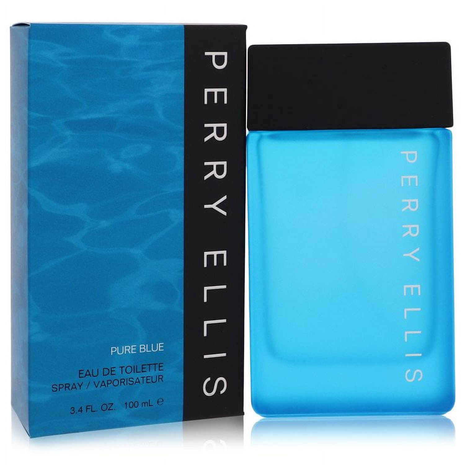 Perry Ellis Pure Blue by Perry Ellis Eau De Toilette Cologne Spray 3.4 oz  For Men 