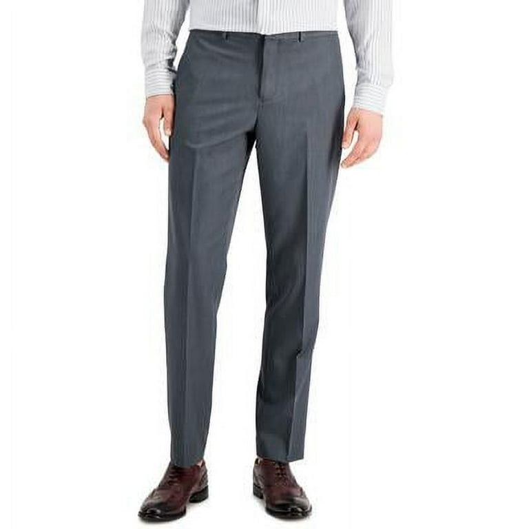 Perry Ellis SMOKED PEARL Men s Modern Fit Solid Resolution Pants