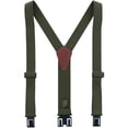 thumbnail image 1 of Perry Hook-On Belt Suspenders Regular - The Original - Olive Drab Green - 1.5"W x 48L, 1 of 3