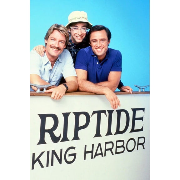 Perry King and Joe Penny in Riptide 24x36 Poster