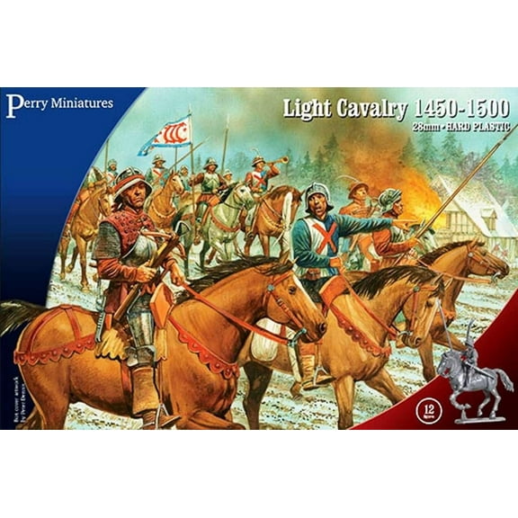Perry Miniatures 28mm Light Cavalry Hard Plastic 1450-1500 WR60