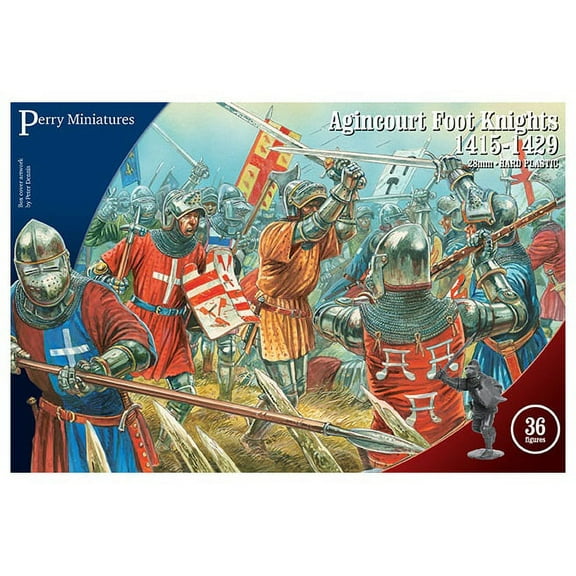 Perry Miniatures: Agincourt Foot Knights - 36 Figures 28mm