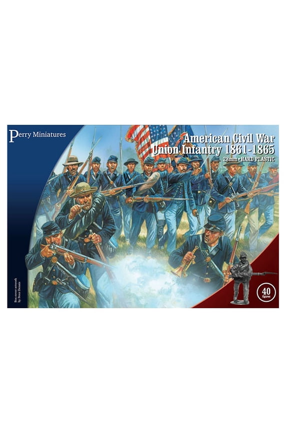 : American Civil War Union Infantry - 40 Figures 28mm