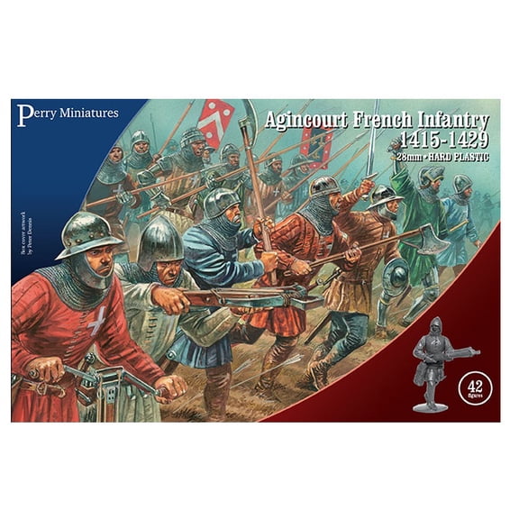 Perry Miniatures: Agincourt French Infantry - 42 Figures 28mm