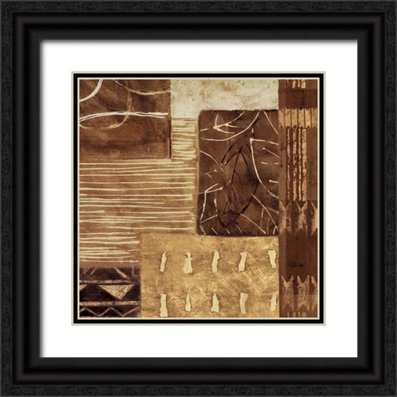 Perry, Olivia 26x26 Black Ornate Wood Framed with Double Matting Museum Art Print Titled - Naturally II