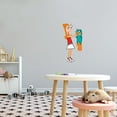 thumbnail image 1 of Perry the Platypus and Candace Flynn Cartoon Wall Art Decal Vinyl Sticker Home Decor Sticker Vinyl Mural Baby Kids Room Bedroom Nursery Kindergarten School House Design Peel and Stick 20x12 inch, 1 of 2