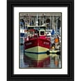 thumbnail image 1 of Perry, Rachel 12x14 Black Ornate Wood Framed with Double Matting Museum Art Print Titled - Antibes Harbor I, 1 of 4