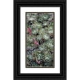 thumbnail image 1 of Perry, Rachel 14x24 Black Ornate Wood Framed with Double Matting Museum Art Print Titled - Ice Plant Clovers, 1 of 4