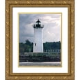 thumbnail image 1 of Perry, Rachel 15x18 Gold Ornate Wood Framed with Double Matting Museum Art Print Titled - Lighthouse Views IV, 1 of 4