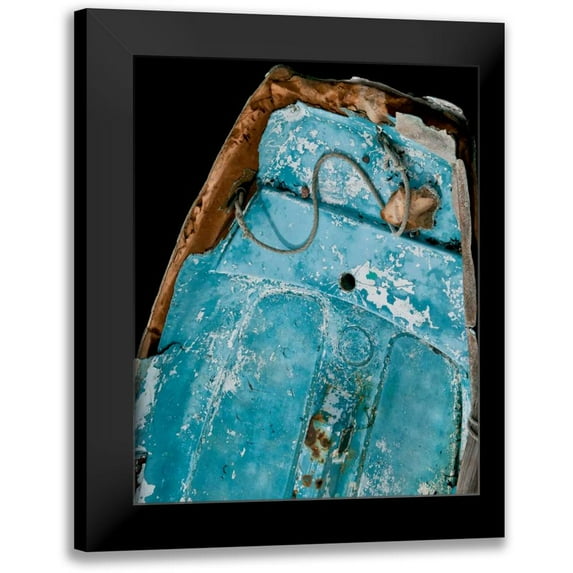 Perry, Rachel 20x24 Black Modern Framed Museum Art Print Titled - Wooden Rowboats I