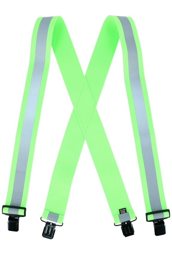 Clip-End Reflective Safety Suspenders (Men)