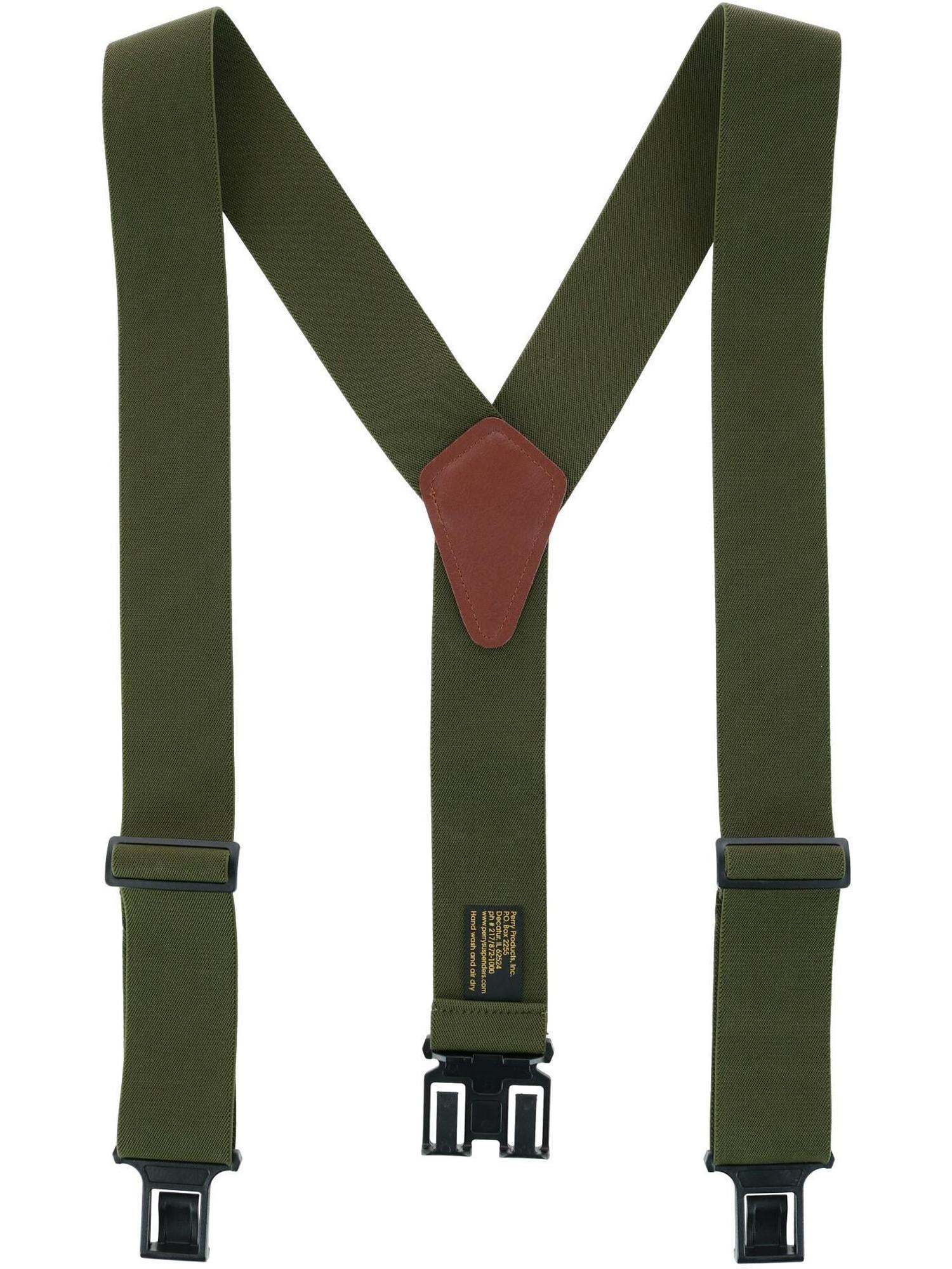Perry Suspenders Elastic 2 Inch Wide Hook End Suspenders (Tall