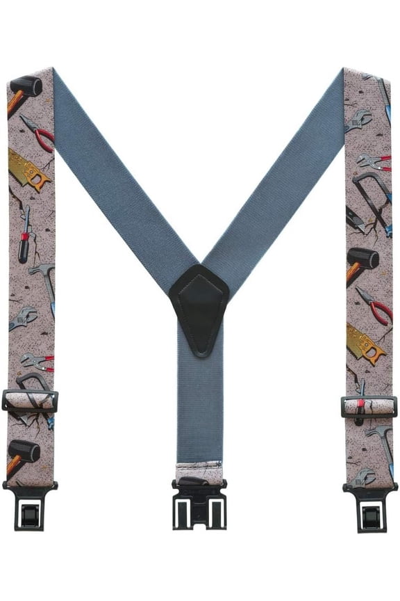 Perry Hand Tools on Grey Suspenders - Belt Clip 42" for 5'0" to 5'9" tall
