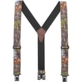thumbnail image 1 of Perry Suspenders Perry Mossy Oak Camo Suspenders - Belt Clip 42" for 5'0" to 5'9" tall, 1 of 4