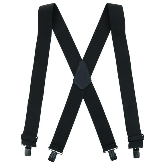 Perry Suspenders  Solid Color X-Back Clip-End Suspenders (Men)