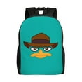 thumbnail image 1 of Perry The Platypus Backpack Fashion Casual Unisex Laptop Computer Daily Bookbag Cartoon School Hiking Work Business Travel Daypacks, 1 of 8