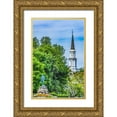 thumbnail image 1 of Perry, William 13x18 Gold Ornate Wood Framed with Double Matting Museum Art Print Titled - Lexington Minute Man Patriot Statue-Massachusetts-Site of April 19-1775 first battle of American Re, 1 of 4