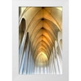 thumbnail image 1 of Perry, William 17x24 White Modern Wood Framed Museum Art Print Titled - Tall Columns Windows Ceiling Hallgrimskirkja Large Lutheran Church-Reykjavik-Iceland, 1 of 4