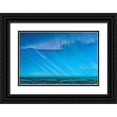 thumbnail image 1 of Perry, William 24x17 Black Ornate Wood Framed with Double Matting Museum Art Print Titled - Blue iceberg blue green sea water closeup abstract background Charlotte Bay-Antarctica, 1 of 4