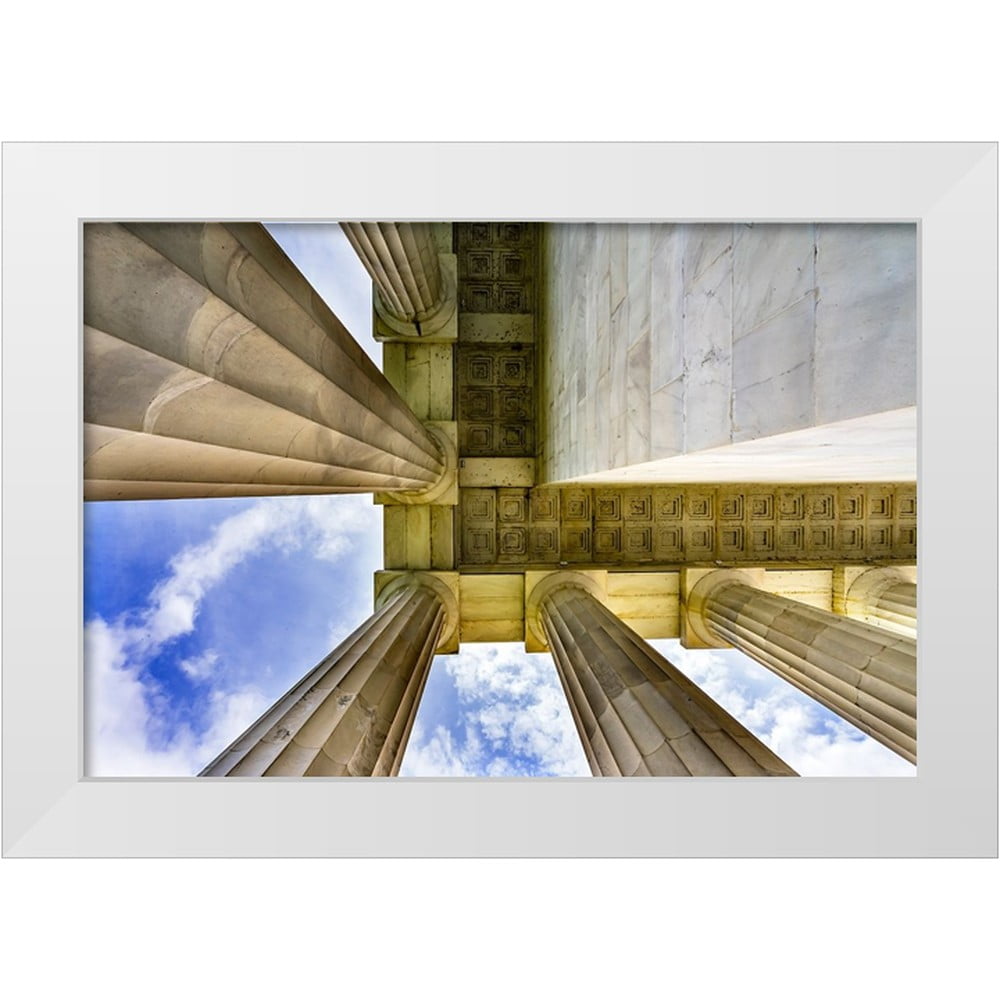 Perry, William 32x23 White Modern Wood Framed Museum Art Print Titled ...