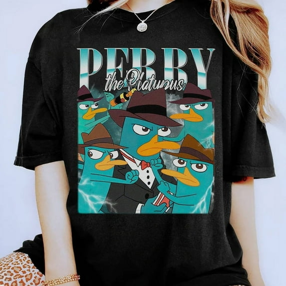 Perry the Platypus Shirt | Perry the Platypus Homage Shirt | Vintage Perry the Platypus Shirt | Phineas and Ferb Shirt