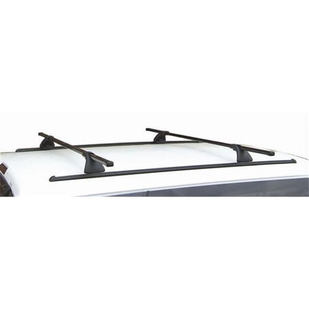Perrycraft PERSQ5580-B 55 x 80 in. Sport Quest Track Style Roof Rack - Black