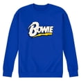 thumbnail image 1 of Perryscope - David Bowie Lightning Logo - Men's Long Sleeve Crew Fleece Sweatshirt, 1 of 3
