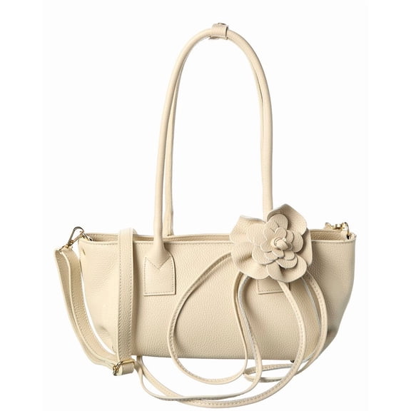 Persaman New York Genevieve Leather Shoulder Bag, Brown