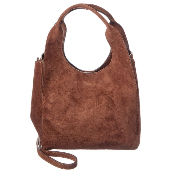 Persaman New York Suede Hobo Bag, Brown