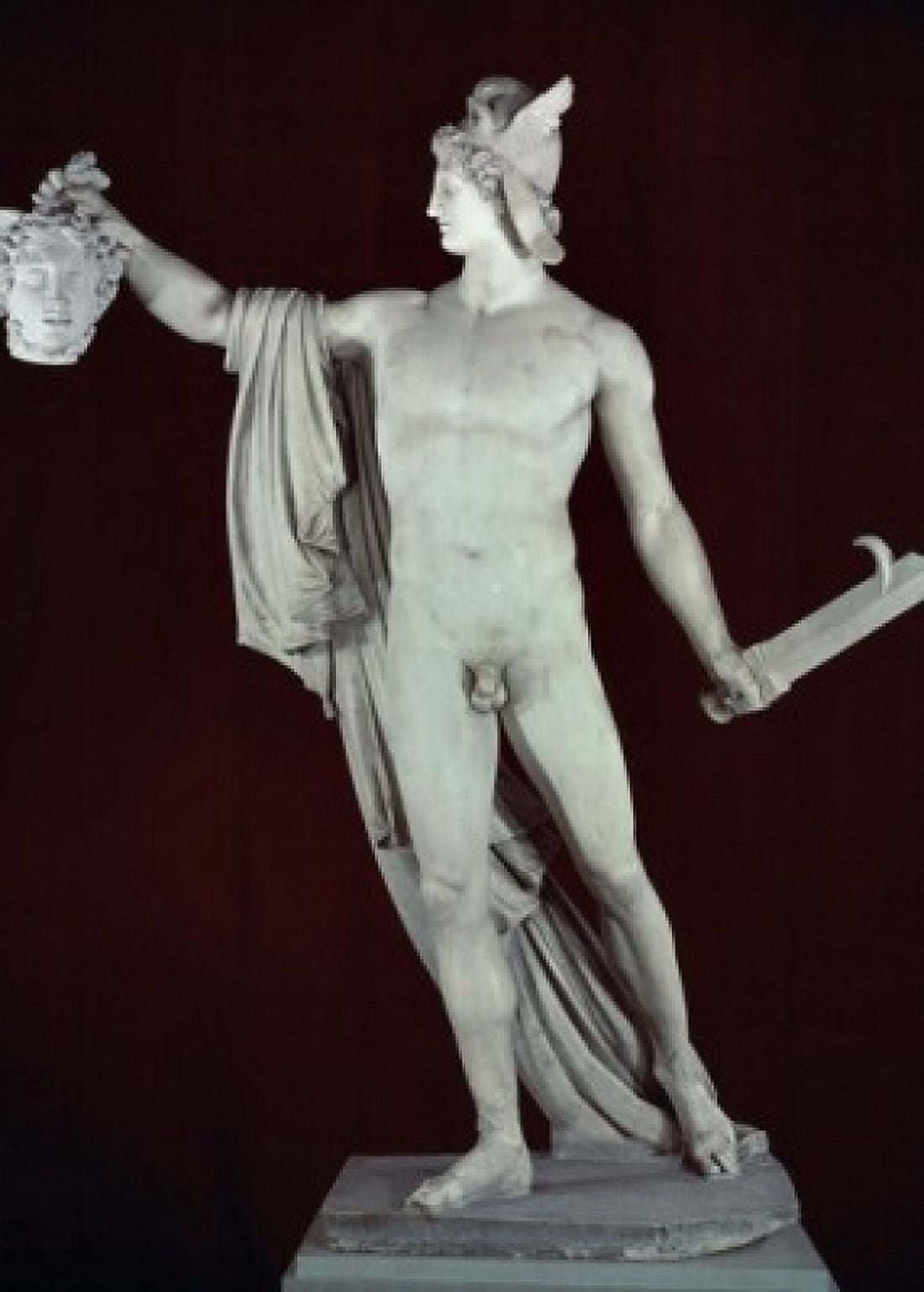 Perseus with the Head of Medusa Antonio Canova (1757-1822 Italian) Metropolitan Museum New York Canvas Art - Antonio Canova (24 x 36)