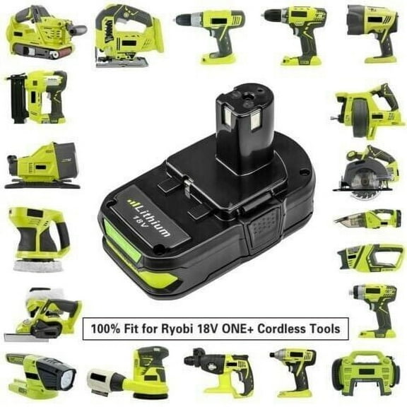 Persever For Ryobi P102 Battery 18V 3.6Ah Li-lon Battery P102 P105 Cordless tools