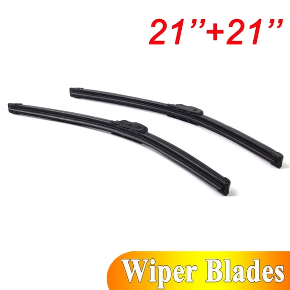 Persever OEM Quality Windshield Wiper Blades 21" & 21" Bracketless J-HOOK Front US STOCK
