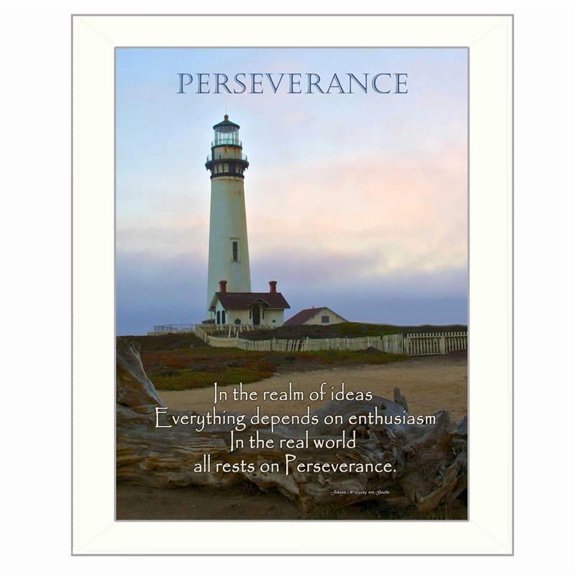 Perseverance By Trendy Decor4U Printed Wall Art Wood Multi-Color