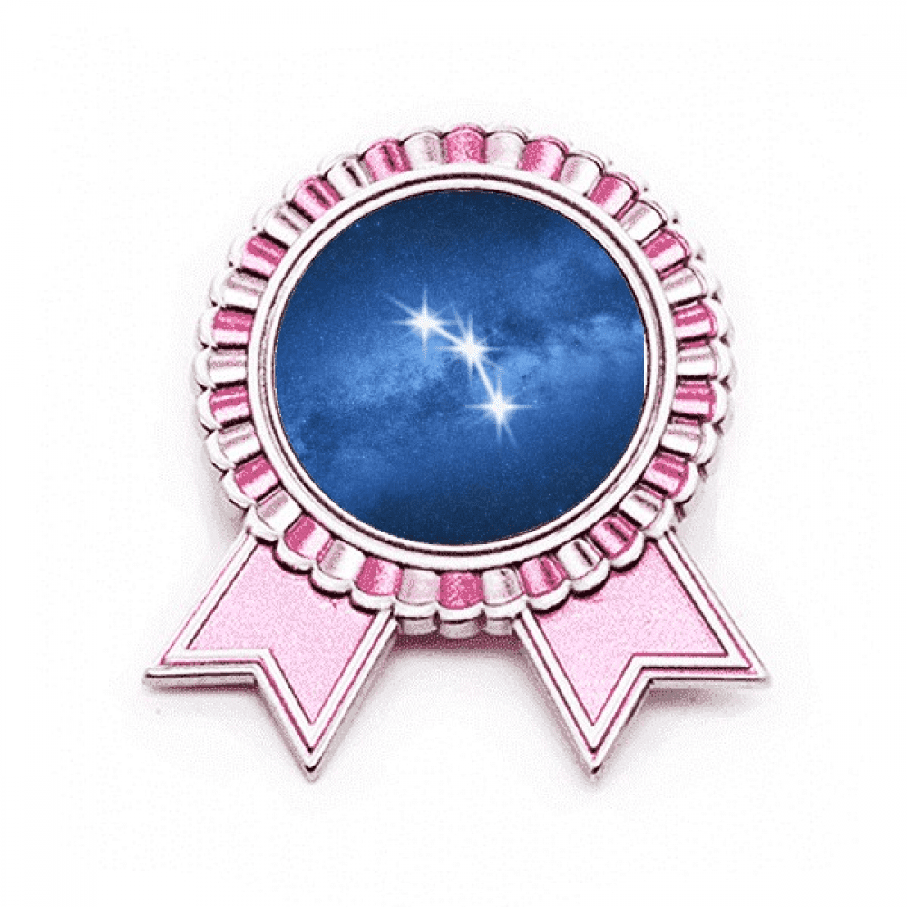 Perseverance Pink Perseverance Diligence Beautiful Lucky Stars Badge Brooch Pin Pink ...